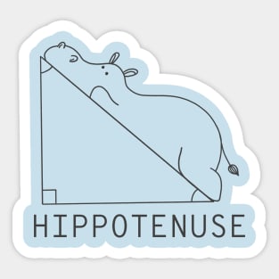 Hippoteneuse Sticker